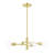 Jeffries 4 - Light Steel Dimmable Modern Linear Chandelier-144215124