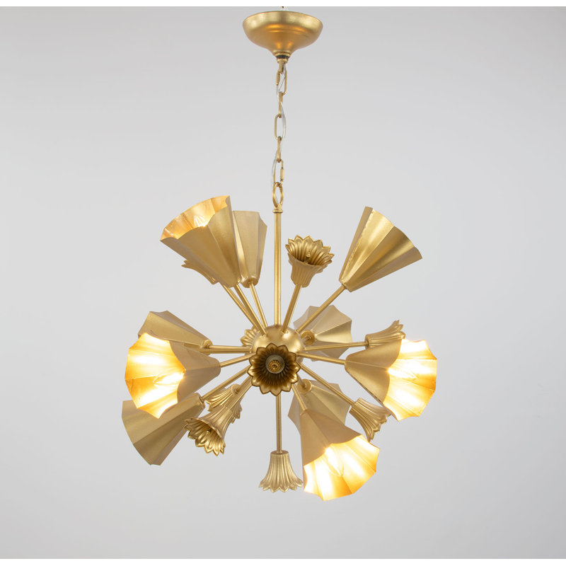Donatello 10 - Light Chandelier, Gold