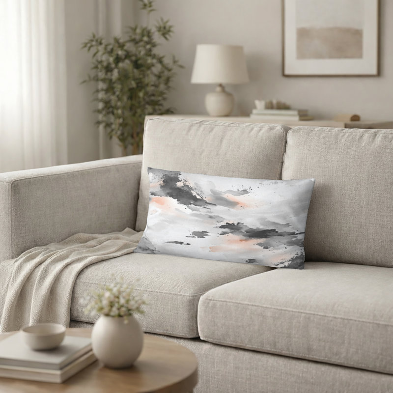 Coussin décoratif moderne Modern, H 12 po x l 20 po