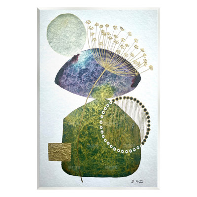 Art mural sur toile Mossy Botanical Contemporary par Jocelyn Benford