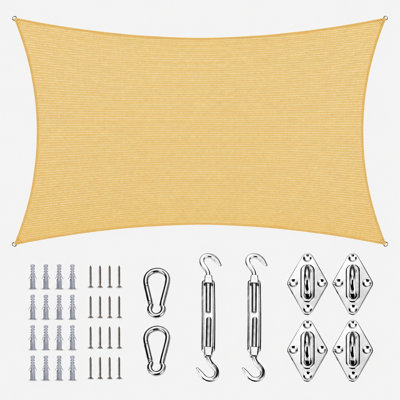 Toile d'ombrage rectangulaire Amgo