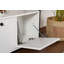 Console industrielle, pin atlantique et noir, 47,2 po x 30,3 po x 11,8 po | 100% panneau de particules enduit de mélamine, peinture électrostatique en poudre, bandes de chant en PVC | Profil en métal robuste, design élégant et fonctionnel pour les es-103102418