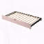 Lit de jour simple tapissier avec couchette escamotable, rose-129501870
