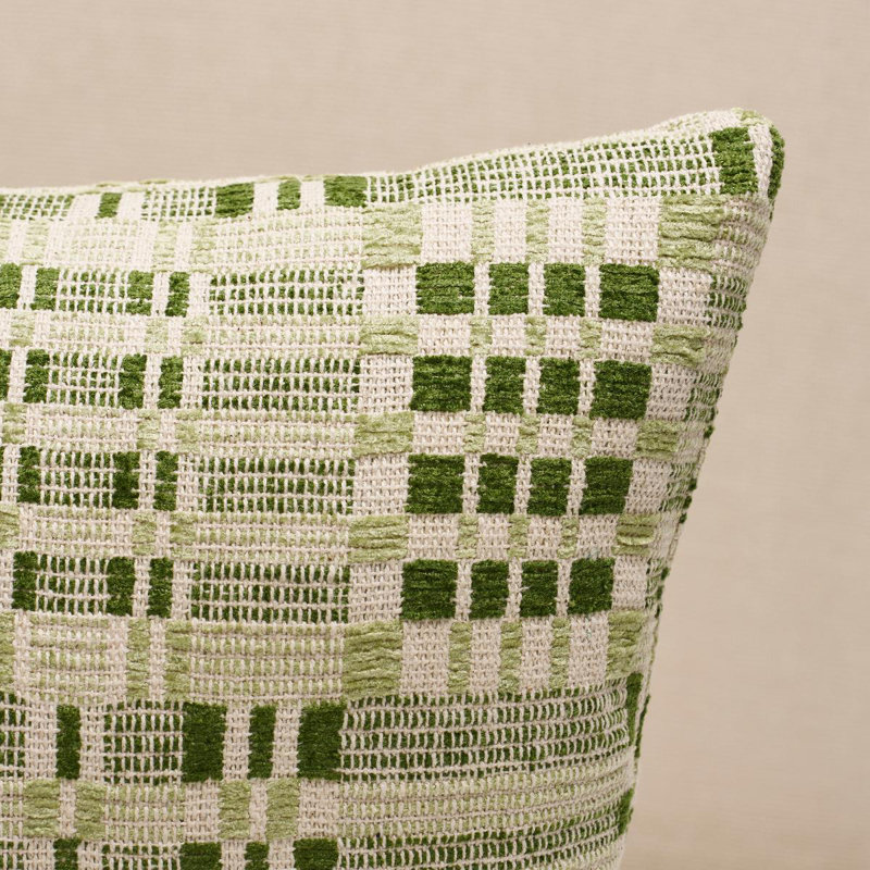 Coussin Brimfield, Rectangle H 12 po x l 24 po, Vert