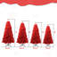 Arbre de Noël rouge - Arbre en PVC rouge pur avec 456 pointes-1971410089