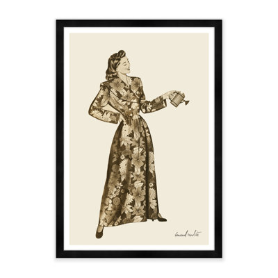 Watering The Garden Print