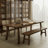 70.87"Walnut Rectangular Solid Wood desk-273639604