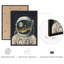 «Astronaut Cat Space», ensemble de 3 impressions murales encadrées «Cosmic Sci-Fi Astronaut» pour la chambre à coucher ou la salle de jeux-119347124-119347126