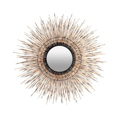 Biba Sunburst Rattan Wall Mirror
