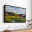 Nature «Green Fields Red Barn Wall Art»-101779308