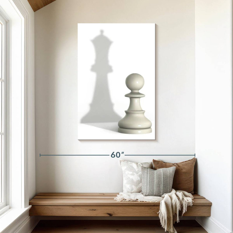 Senne Queen Pawn Shadow, 45" H x 30" W