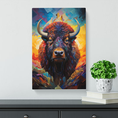 Buffalo Orphism No.3 - Wrapped Canvas