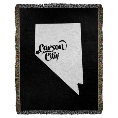 Jeté en coton tissé carson city nevada