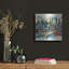 «Abstract New York City» par Rey Klimt, art mural en métal-88140551