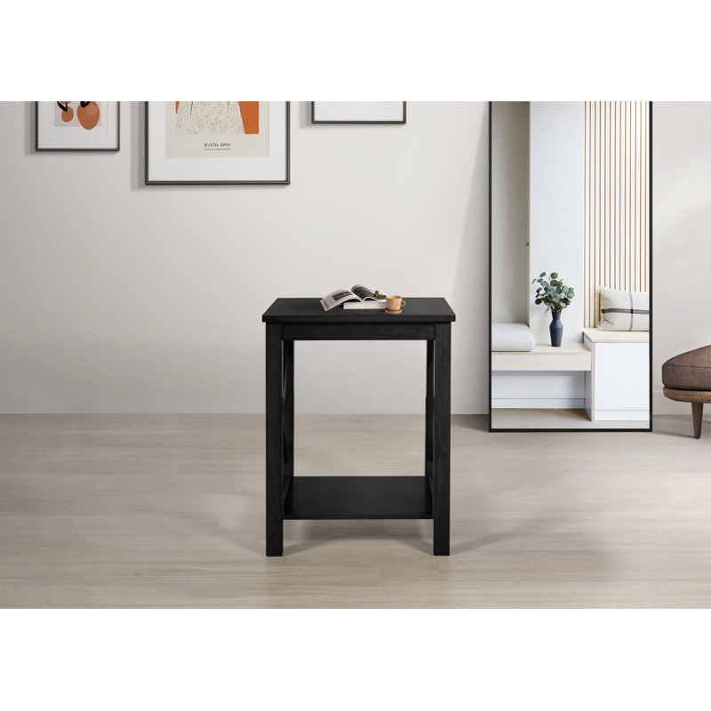 Alessandro Living Room Table Set, Black