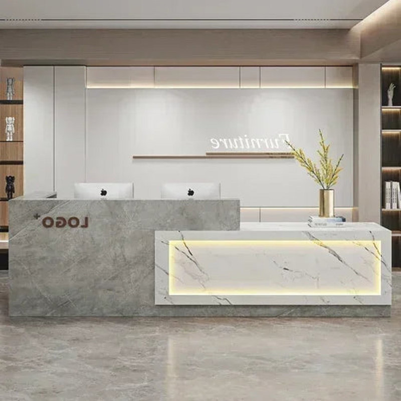 Chenhao L-Shaped Manufactured Wood Reception Desk