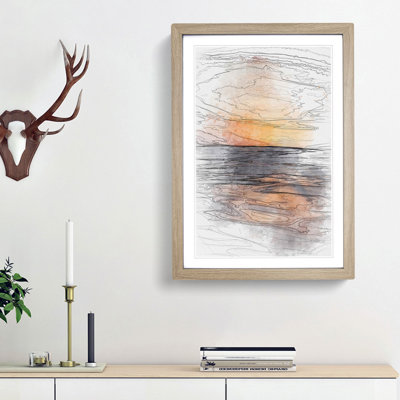 Mood of the Ocean - Picture Frame Graphic Art Print