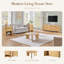 Bolanos 33.7" Modern Round Coffee Table for Living Room, Wood Accent Center Table-75661252