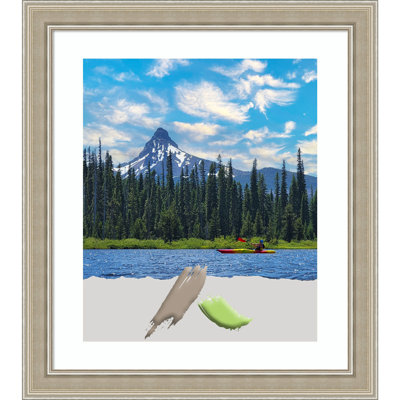 Asharee Silver Wood Picture Frame with Mat