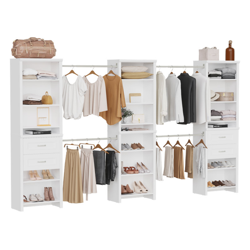 Impressions Large Reach In Closet System With Drawers