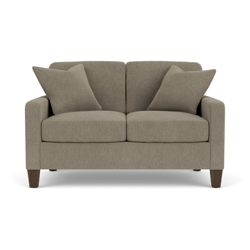 Causeuse Cornesia, 100% polyester colombe