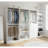 Prosper White Freestanding Walk In Wood Closet System