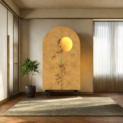 Bedroom minimalist design wardrobe