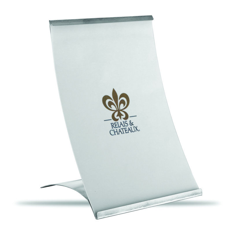Giotto Menu Holder - 12 Pieces - Stainless Steel
