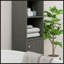 Armoire de rangement haute avec miroir Kleankin