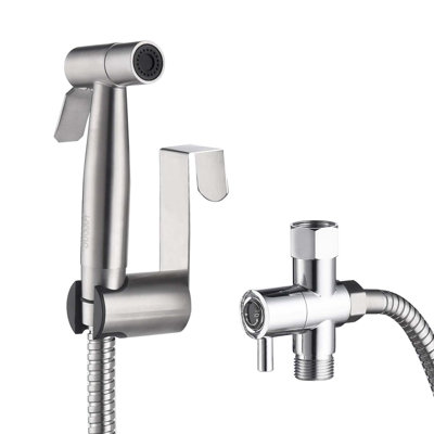 Handheld Bidet Sprayer For Toilet - Cloth Diaper Cleaner With 2 Water Pressure Modes