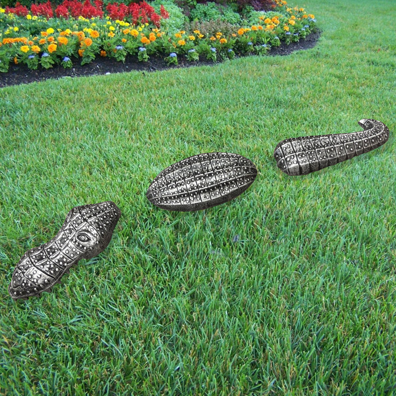 Statue Keesha Gator, Étain antique