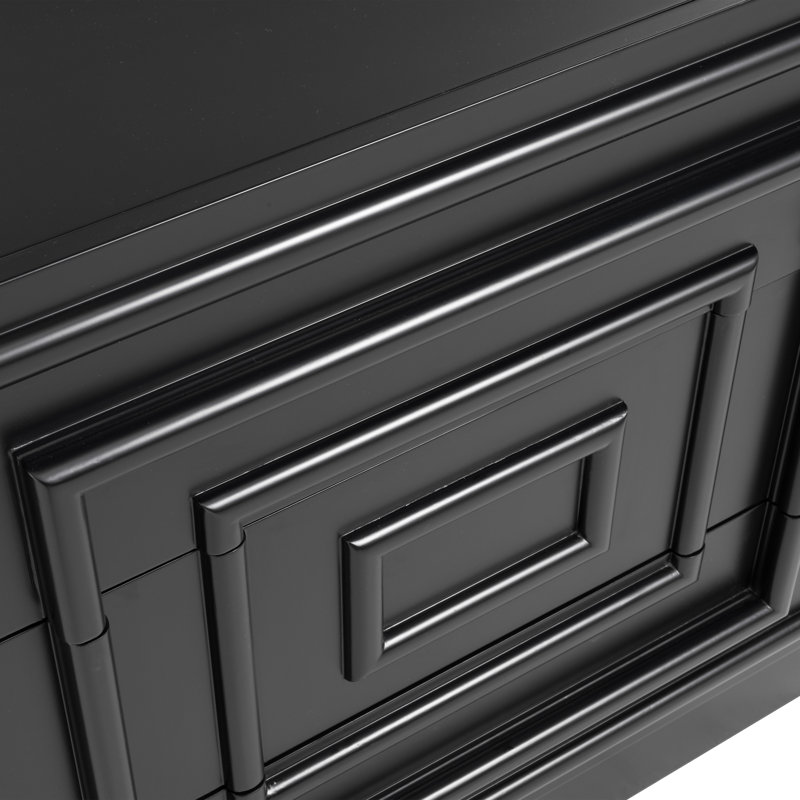 Commode 3 tiroirs Modern Modern, Noir