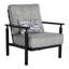 Holland Cushioned Lounge Chair w/One Accent Pillow