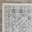 Tapis oriental bleu / crème en polypropylène tissé à la machine Aldos-1135733002
