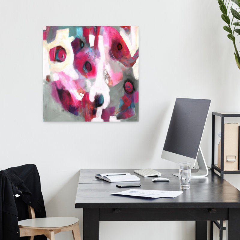 Starting Over Abstract Contemporary Art, 18" H x 18" W