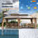 Hardtop Gazebo, Patio Gazebo, Outdoor Extra Large Size Gazebo with Galvanized Steel Roof(Pro series）