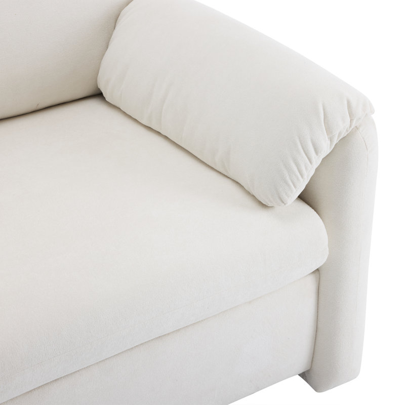 Fauteuil avec canapé simple pour le salon, Gris chenille
