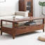 Table basse rectangulaire en bois massif-1646184510