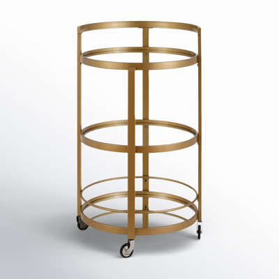 Hause Metal Bar Cart