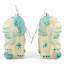 Paire d'ornements en verre Foo Dogs