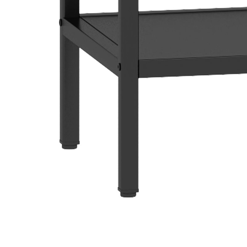 Tablette moderne à 4 cubes avec pieds en métal pour les espaces de rangement de la chambre à coucher, grand salon
