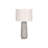 Lighting, 29"H, Table Lamp, Grey Resin, Ivory / Cream Shade, Modern