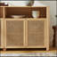 Buffet en rotin avec rangement spacieux-786670981