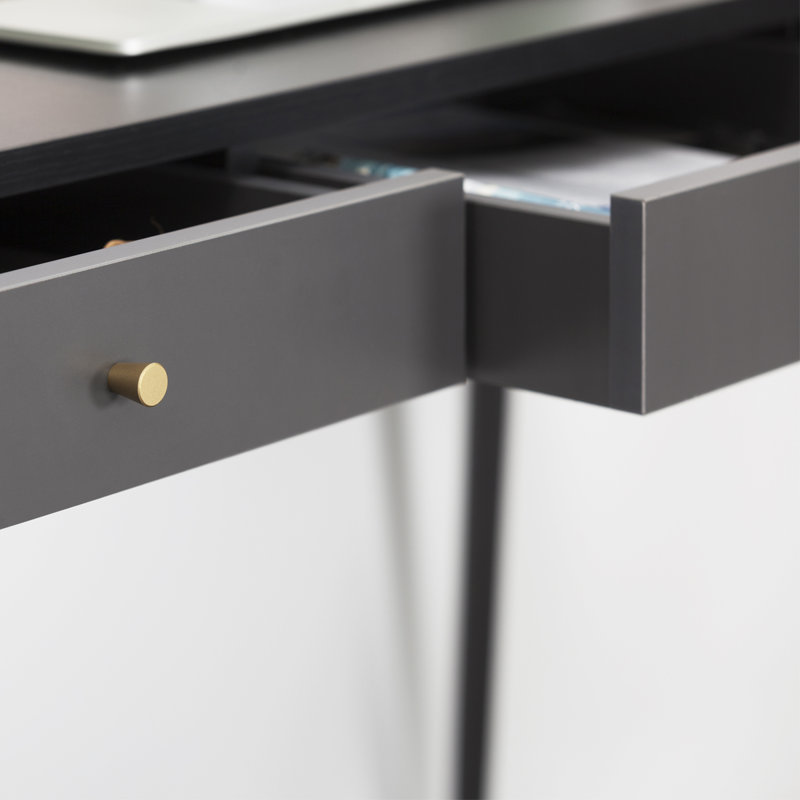 Bureau Birkley, Noir / gris