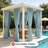 Waterproof High Precision Outdoor Curtains (Set Of 2) - Weather Resistant Blackout Grommet Drapes For Patio, Pergola, Gazebo & Porch-939267355-939267350