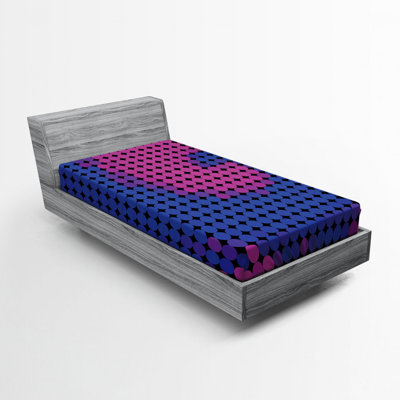 Microfiber Polka Dots Fitted Sheet