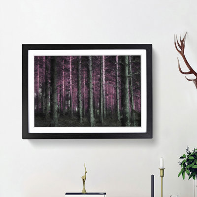 Forest in Pink - Framed Print