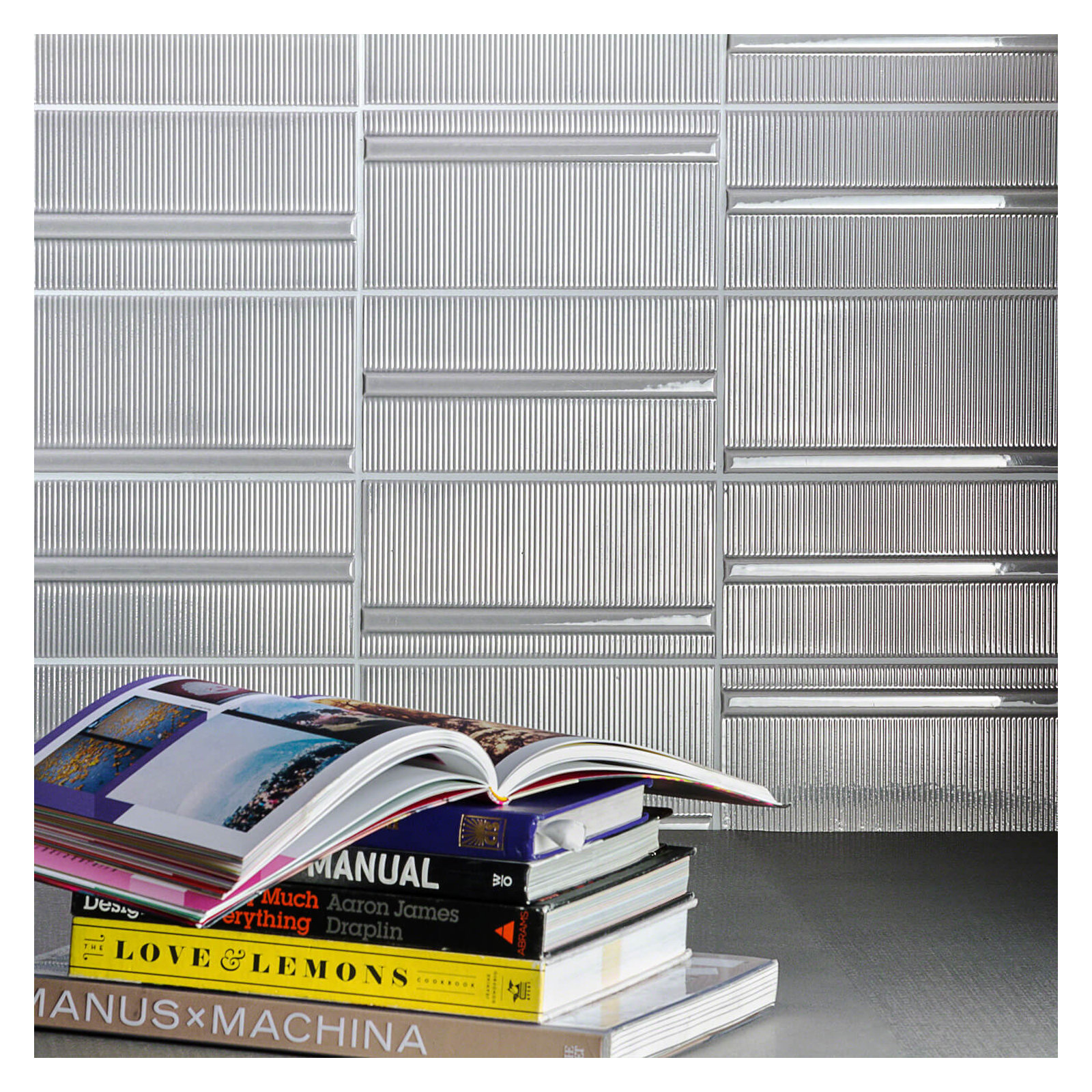 Index 4" x 8" Polished Ceramic Subway Wall Tile (10.76 Sq. Ft. / Case)