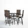 Allenna 4 - Person Metal Patio Dining Set with Square Table