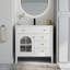 Lavabo de salle de bain 35,6 po Mid-Century-313110521